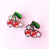 ES Cherry Enamel Pin