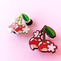 ES Cherry Enamel Pin