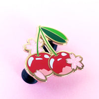 ES Cherry Enamel Pin