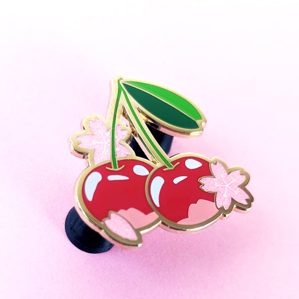 ES Cherry Enamel Pin
