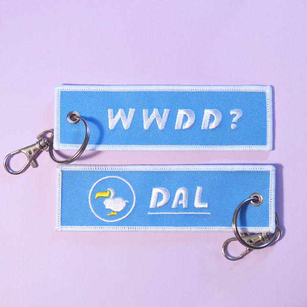 Dodo Airlines WWDD? Embroidery Keytag